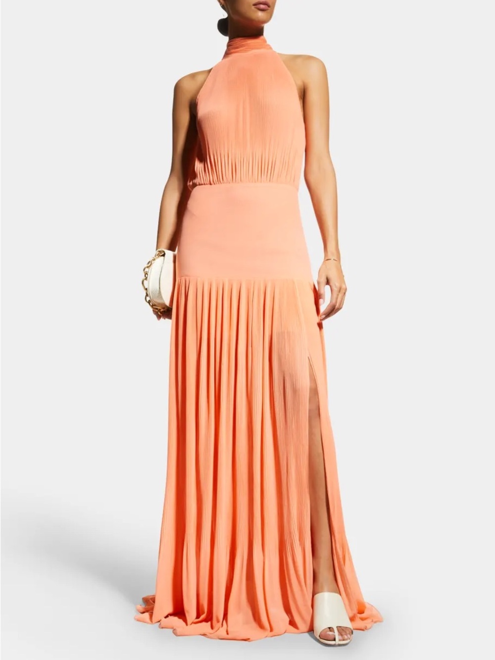 NWT Veronica Beard Lilliana Maxi Dress in Coral Size 14